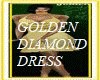 golden diamond dress
