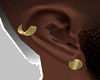 Gold Earrings male