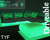 TF, Green glow couch DRV