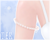 [T] Pearl armlets Cream