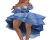 Ruffle Dress Blue