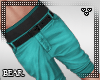 B l Cyan Summer Shorts