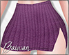 [Bw] Purple Knit Skirt