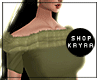 #K. Daluna Fur Tee Khaki