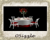 Red Wedding Guest Table