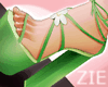 Tinker Bell Heels Green