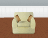 [JS] White Leather Chair