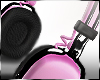 Devil Headphones pink