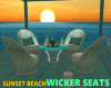Sunset  WICKER SEATS