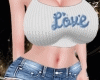 EZ- LLXL Love Jeans Set