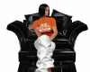 Skull Chair and Ottoman
