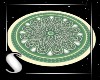 mandala jade round rug
