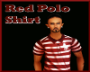 DD~Red Polo Shirt
