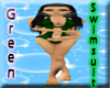 *S* Green Swimsuit