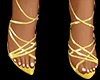 Gold Strap Heels