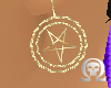 Gold Pentagram Spinners
