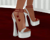 ! White Vday Heels