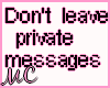 Private messages