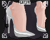 Silver Classic Heels