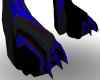 Blue Black Demon Feet