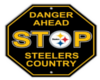 FIRE Steelers Stop Sign