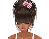 *B* Brown Updo + Bow