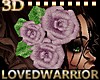 3 Silk Roses - R&L 10