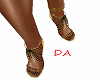 High heels (gold Black)