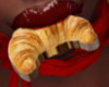 Croissant In Mouth