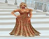 Doll Red n Gold Gown