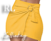 RL Yellow mini Skirt