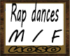 Rap Dances V2  .. M / F