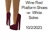 [BB] Wine Red Platz Shoe