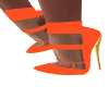 Q-Orange Marmalade Heels