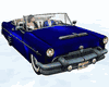 American Retro car /Blue