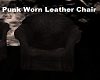 Punk Worn Leather Chair