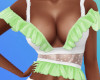 Mindy Ruffle Top - Lime