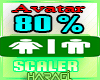 80 % AVATER SCALER