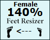 Feet Scaler 140% Female