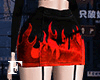 [F] Red Flame Skirt