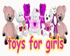 GM's  Kids Girls Toys