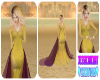 Gold Purple Gown KT