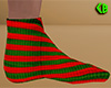 Christmas Stripe Socks M
