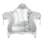 aqua couples cudle chair