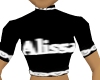 Alissa black abby shirt