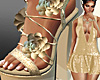 Boho Warm Gold Shoes