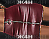 Wine leather skirt - RLS