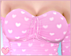 Kawaii Pink Hearts Top