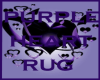 purple heart rug