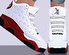 K:WHITE&RED shoes F